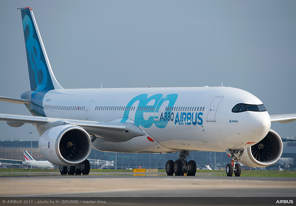 Firma Airbus dostarcza pierwszy samolot A330neo do wirgin Atlantic